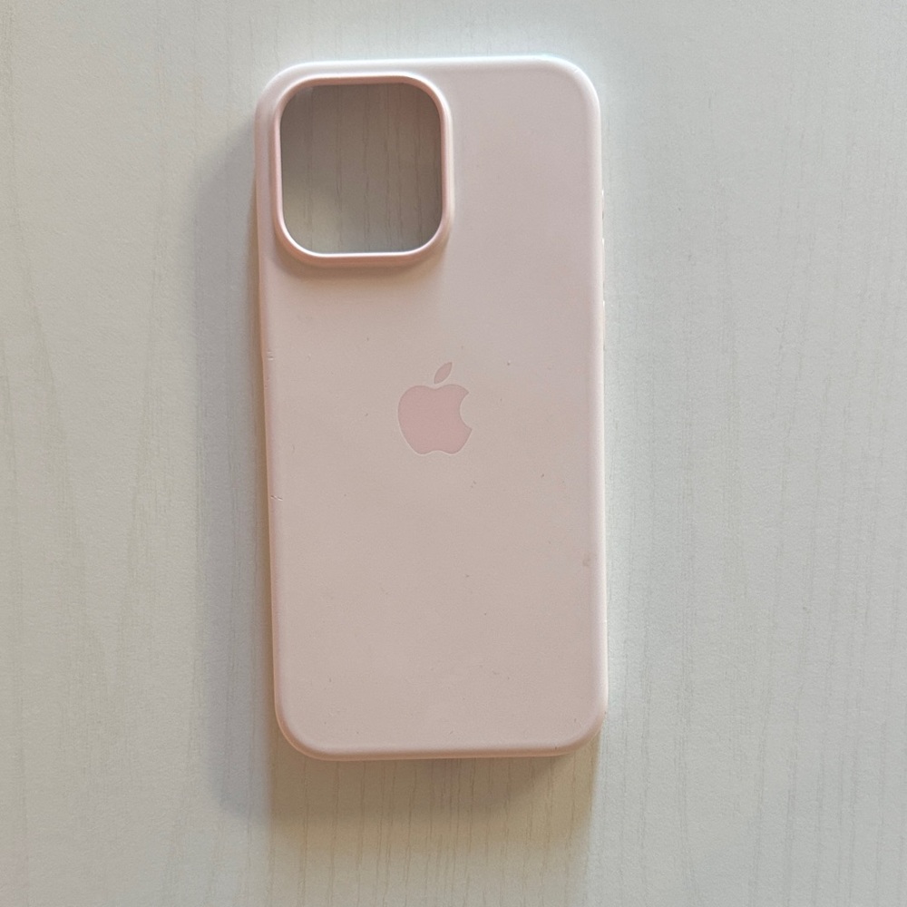 Apple Pink Silicone iPhone Case pro max 15